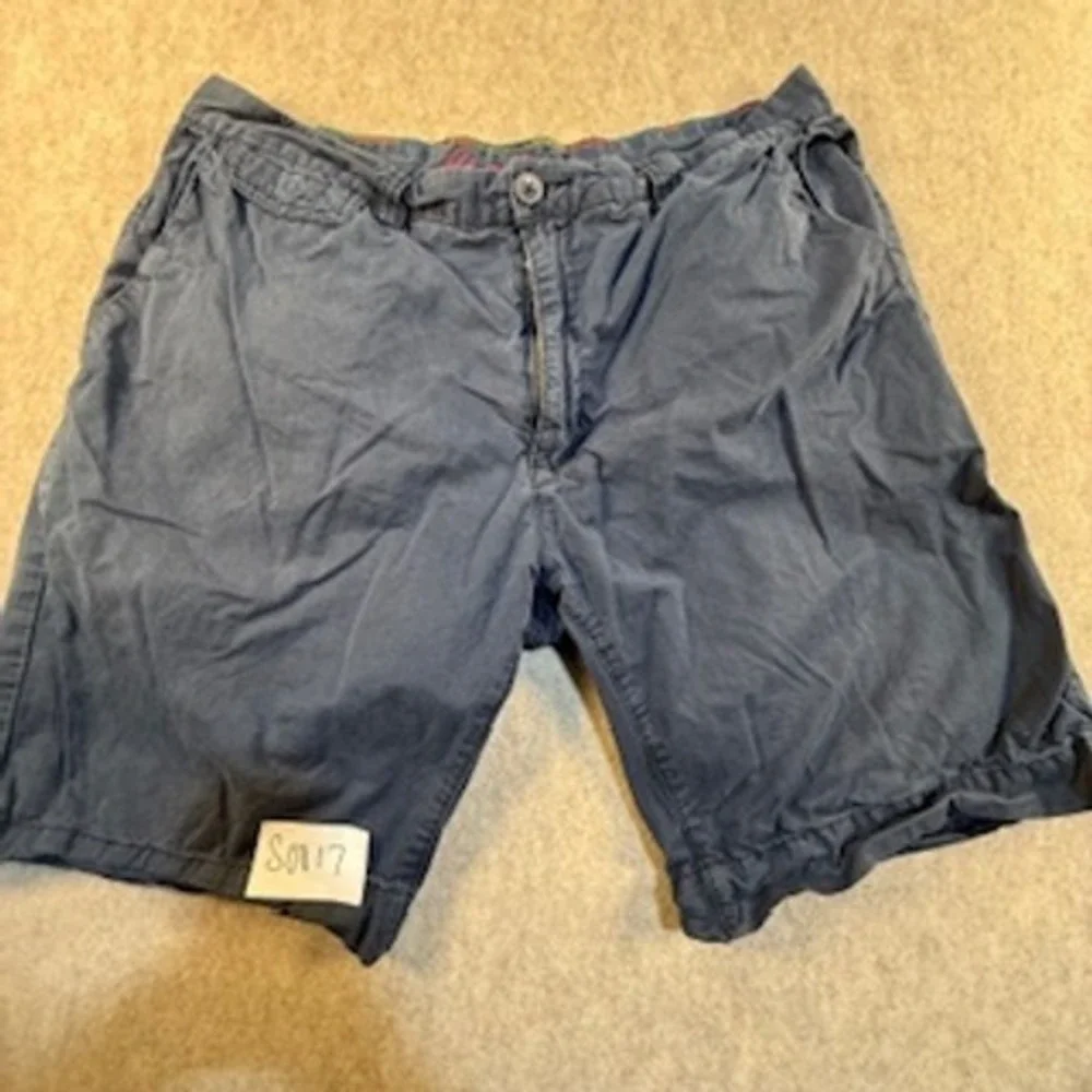 Robert Graham Mens Classic Fit Chino Shorts‎ Navy Blue Size 36 Casual Summer